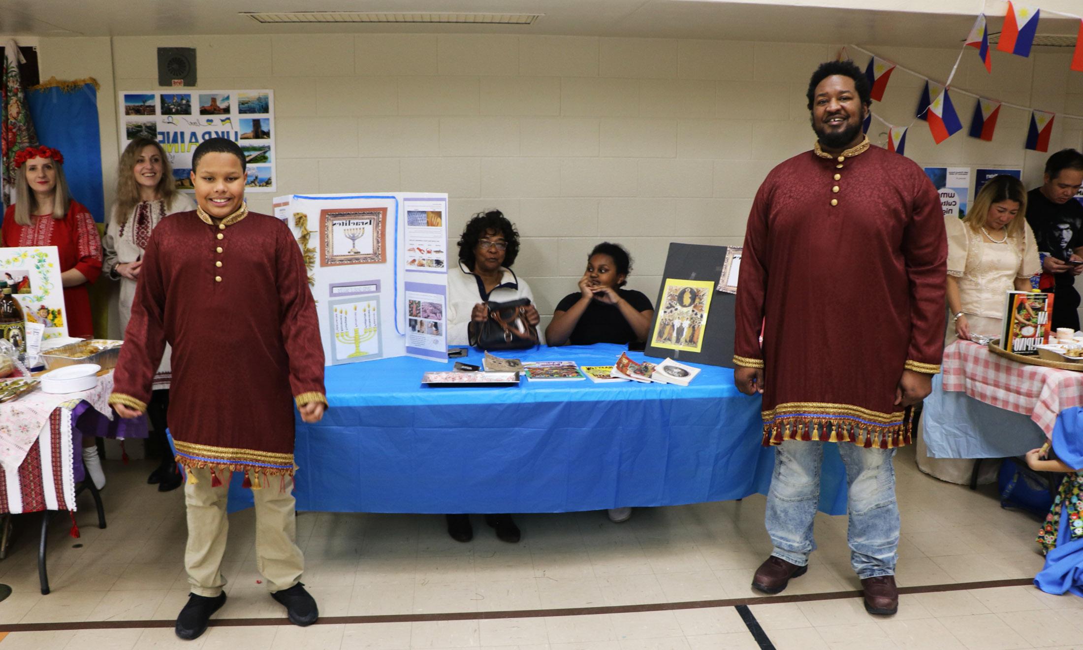 At the inaugural Multicultural Festival at the Waterford Montessori Academy